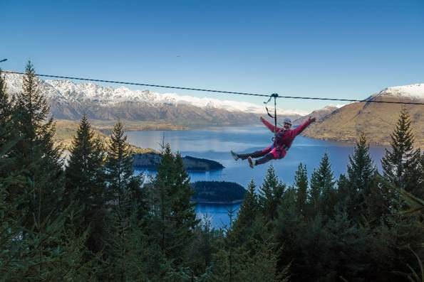 Ziptrek Ecotours Queenstown, Selandia Baru. Foto: Dok. Tourism New Zealand