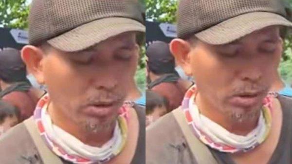 MERUGI - Kastimatong (kiri), pedagang mainan mengaku rugi setelah diborong Verrell Bramasta lantaran hanya dibayar Rp7 juta. Namun akhirnya lega balik modal, Selasa (1/7/2025).