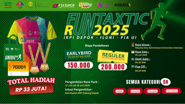  
        FUNTAXTIC RUN 2025 - IKPI DEPOK    