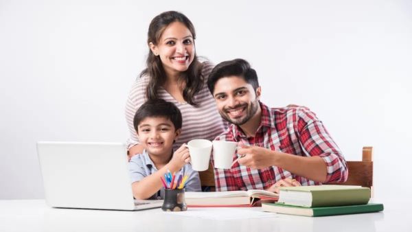 Parents with son