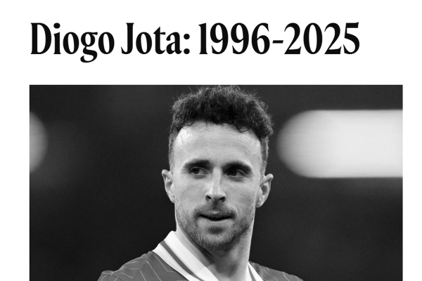 Striker Liverpool Diogo Jota meninggal dunia.