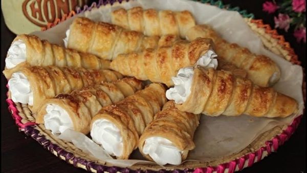 Bread Cream Roll Recipe