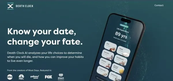 Aplikasi Death Clock yang klaim bisa ramal tanggal kematian pakai AI