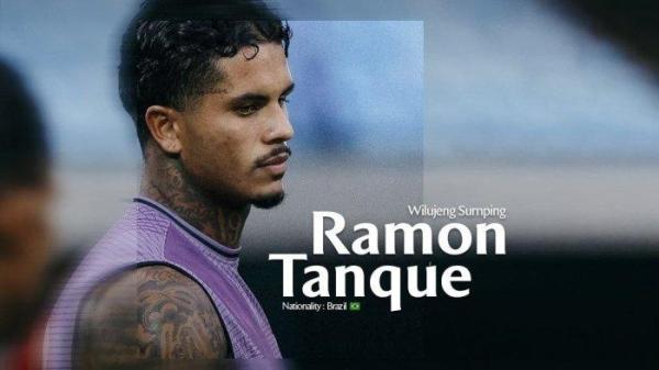 STRIKER BARU PERSIB - Pemain asal Brasil berusia 26 tahun, Ramon Tanque diperkenalkan sebagai pemain baru dari Persib Bandung untuk mengarungi Liga 1 musim 2025/2026, Sabtu (26/7/2025). (Website Persib - 28/6/2025)