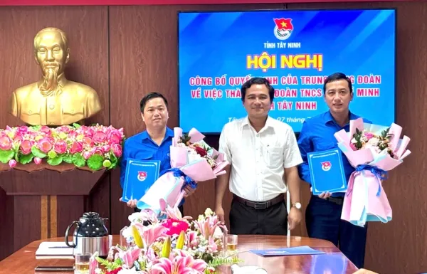 Anh Trần Hải Phú làm bí thư Tỉnh Đoàn Tây Ninh - Ảnh 1.