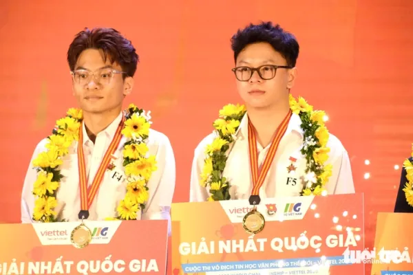 Nam sinh cấp THPT duy nhất đoạt giải nhất tin học văn phòng thế giới cấp quốc gia- Ảnh 1. Nam sinh cấp THPT duy nhất đoạt giải nhất tin học văn phòng thế giới cấp quốc gia - Ảnh 1.