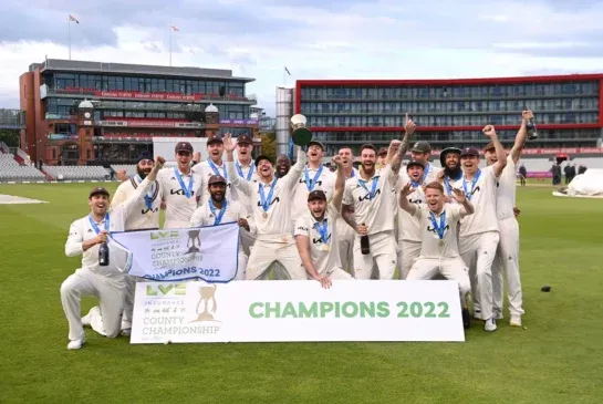 Surrey winning county championship
