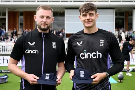 Gus Atkinson Test debut for england