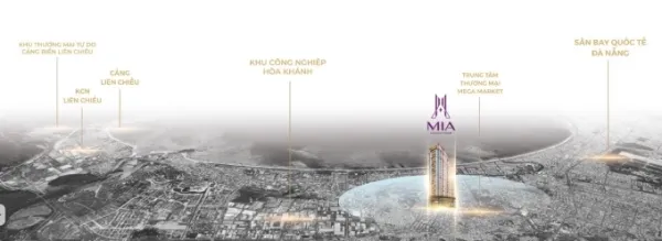 Phối cảnh vị trí dự án Mia Center Point. Ảnh: Mia Center Point