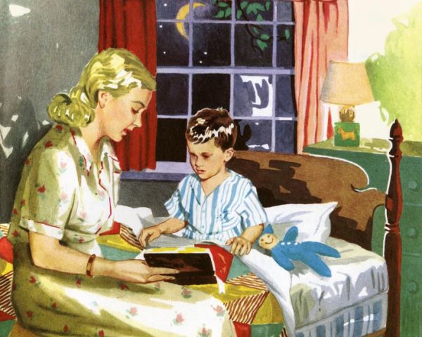 Đọc sách cho con nghe trước khi ngủ là khoảnh khắc thiêng liêng nhất với ba mẹ - Ảnh 1.