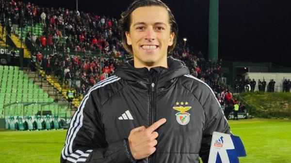 INCARAN REAL MADRID - Pemain icaran Real Madrid yakni Alvaro Carreras saat dinobatkan sebagai Man of The Match (MOTM) ketika membela Benfica. Dikabarkan 90 persen bakal mendarat di Bernabeu. (Foto diunduh dari Instagram Alvaro Carreras)