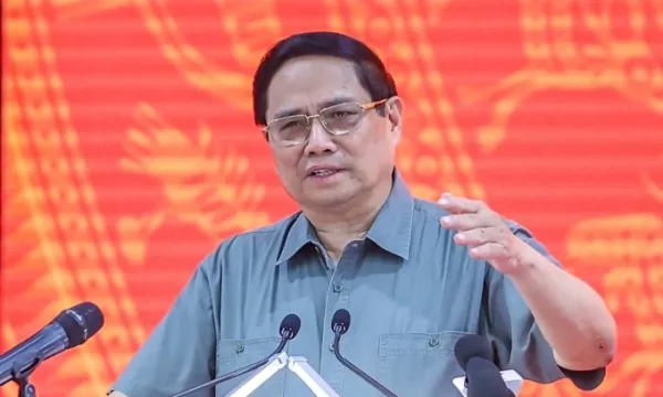 Thủ tướng phát biểu chỉ đạo tại hội nghị. Ảnh: Nhật Bắc