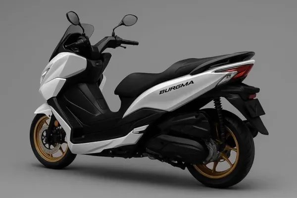 Render Suzuki Burgman 150.