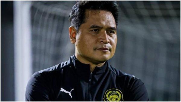 PELATIH U23 MALAYSIA - Pelatih Timnas U23 Malaysia Nafuzi Zain dalam sesi latihan tim menjelang turnamen Piala AFF U23 2025 di Indonesia. (Instagram FAM - 25/6/2025)
