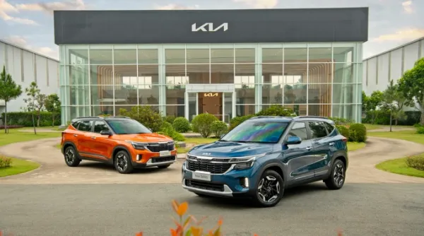 Mẫu crossover cỡ B có hai tùy chọn động cơ. Máy xăng hút khí tự nhiên 1.5 giá từ 569 triệu đồng. Bản động cơ xăng tăng áp 1.5 có giá từ 614 triệu đồng. Ảnh: Thaco Auto