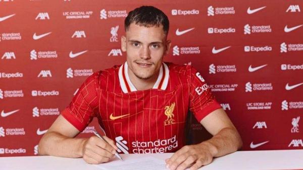 PEMAIN TERMAHAL LIVERPOOL - Florian Wirtz resmi menjadi bagian dari Liverpool. Wirtz adalah rekrutan termahal Liverpool sepanjang sejarah, mengalahkan rekor lama Virgil van Dijk (£75 juta).