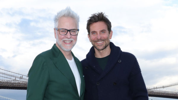 Đạo diễn James Gunn (trái) và tài tử Bradley Cooper. Ảnh: Just Jared