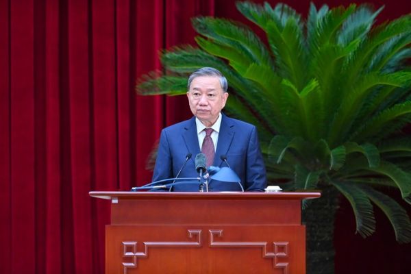 Phát biểu của Tổng Bí thư Tô Lâm tại Phiên Bế mạc Hội nghị lần thứ 12 Ban Chấp hành Trung ương Đảng - Ảnh 1.