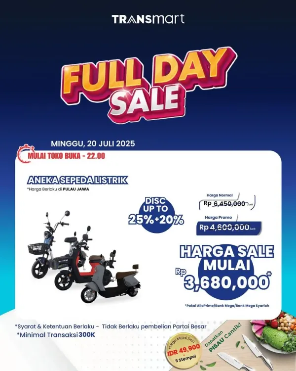 Transmart Full Day Sale 20 Juli 2025