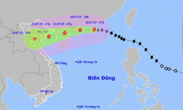 Bão số 3 đang cách Quảng Ninh khoảng 655km, từ mai miền Bắc mưa lớn - Ảnh 2.