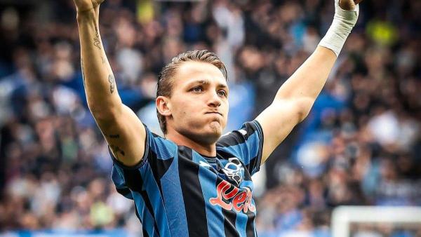 BURSA TRANSFER - Selebrasi Mateo Retegui ketika mencetak gol pembuka melawan Bologna dengan hasil akhir 2-0 untuk kemenangan Atalanta (14/4/2025).