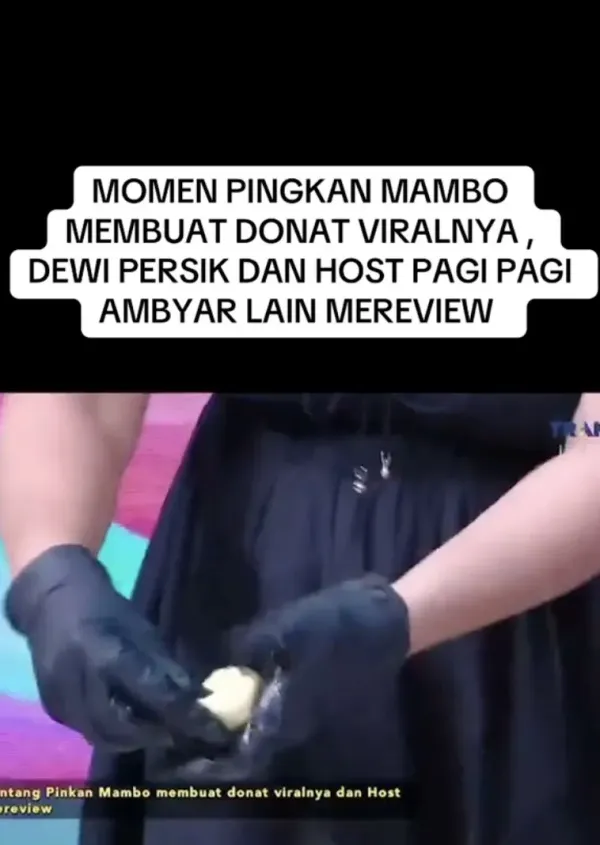 Cicip Donat Pinkan Mambo, Dewi Persik: Enak Kayak Roti Cakwe