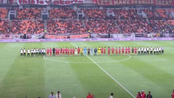 Perkenalan pemain Persija Jakarta saat launching tim di Jakarta International Stadium (JIS), Sabtu (26/7/2025).