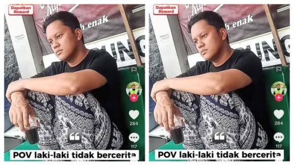 Kolase momen Arief Muhammad melamun