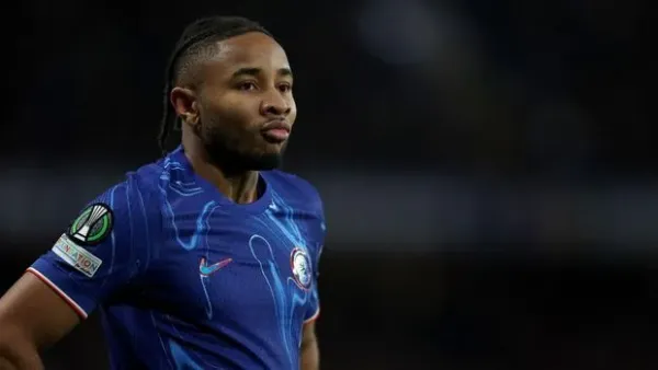 LONDON, ENGLAND - DECEMBER 19:  Christopher Nkunku of Chelsea during the UEFA Conference League 2024/25 League Phase MD6 match between Chelsea FC and Shamrock Rovers FC at Stamford Bridge on December 19, 2024 in London, England (Photo by Chris Lee - Chelsea FC/Chelsea FC via Getty Images)