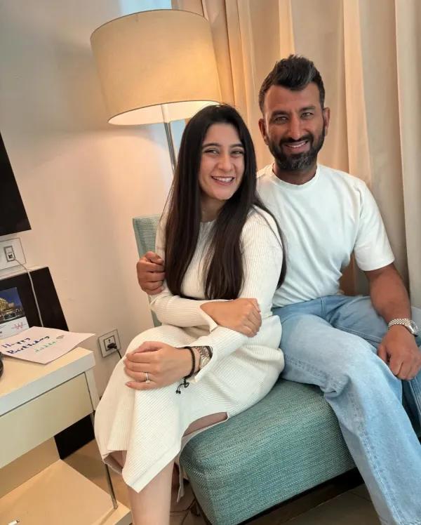 Pooja Pari and Cheteshwar Pujara
