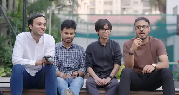 (L-R) Akshay Akash (IIT-Bhu), Akshat Baranwal (IIIT Allahabad), Anesh Srivastav (IIT- Bhu), Ankit Kumar Pandey (IIT-Bhu) (L-R) Akshay Akash (IIT-Bhu), Akshat Baranwal (IIIT Allahabad), Anesh Srivastav (IIT- Bhu), Ankit Kumar Pandey (IIT-Bhu)