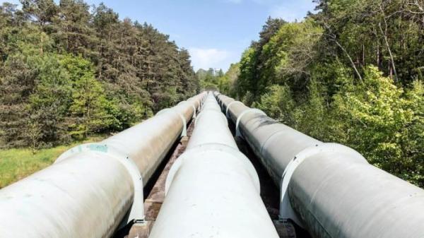 Jaringan pipa gas Rusia.