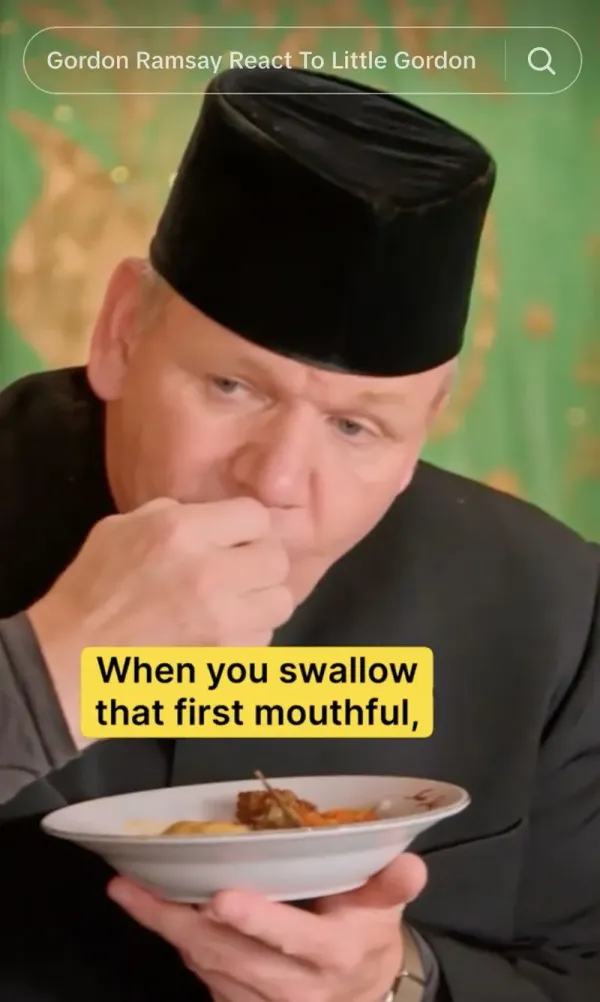 Gordon Ramsay Makan Rendang Pakai Tangan Langsung, Begini Komentarnya!
