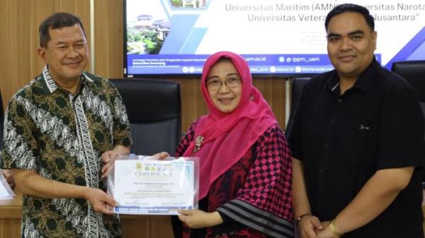 DISKUSI KOLABORASI: Lembaga Penelitian dan Pengabdian kepada Masyarakat (LPPM) Universitas Semarang (USM) menggelar Diskusi Kolaborasi Joint Research bersama sejumlah perguruan tinggi dalam dan luar negeri. Kegiatan tersebut berlangsung di Ruang Teleconference, Menara USM lantai 8, yang dipimpin langsung oleh Ketua LPPM USM Prof Dr Ir Mudjiastuti Handajani MT. Selasa (9/9/2025). (Dok USM)