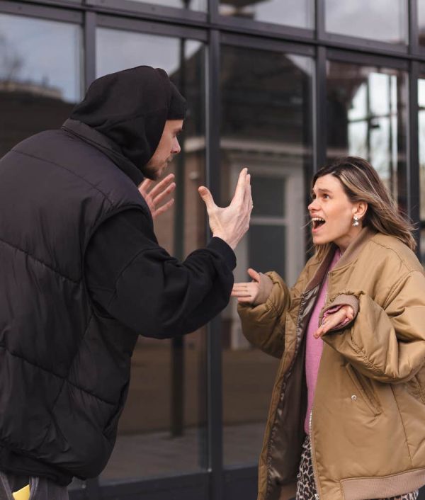 friends fighting over borrowed money