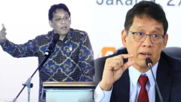 GAJI KECIL - Purbaya saat menjadi Ketua LPS dan kini sebagai Menteri Keuangan. Di suatu acara PUrbaya menyebut gaji Menteri Keuangan lebih kecil dari ketua LPS.