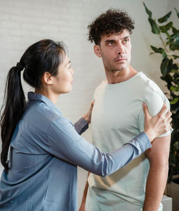 woman talking husband doesnt know how be poor financial trauma