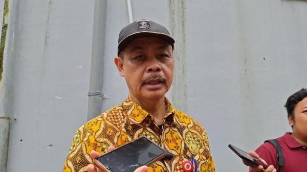 Kepala Dinas Sosial Kota Semarang, Heroe Soekendar saat diwawancara awak media, Selasa (16/9/2025).