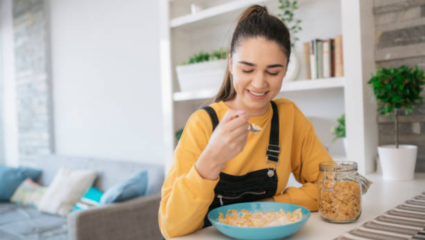 Eating cereals is not suitable for at all