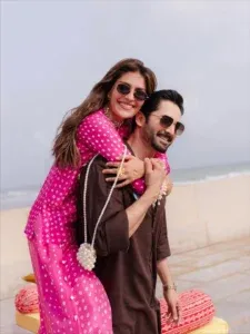 Ayeza Khan shares colourful glimpses from brother’s dholki