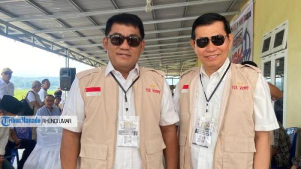 PEMPROV SULUT - Gubernur Sulawesi Utara Yulius Selvanus bersama Wakil Gubernur Sulut Victor Mailangkay. 