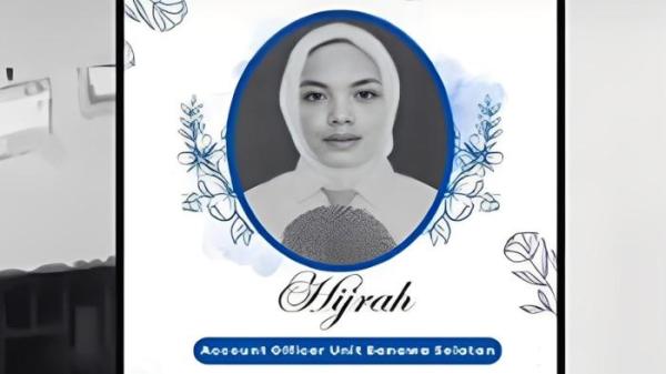 TEWAS USAI TAGIH NASABAH- Hijrah (19), pegawai jasa keuangan koperasi milik Badan Usaha Milik Negara (BUMN) sempat mengirim pesan dalam bahaya ke rekan kerjanya sebelum tewas