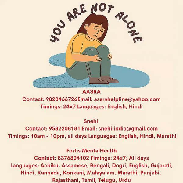 If you or anyone you know is struggling with suicidal thoughts, seek help here