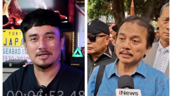 POLEMIK IJAZAH JOKOWI - Peramal, Denny Darko buka suara soal nasib Roy Suryo Cs yang berseteru dengan keluarga Solo terkait ijazah Jokowi-Gibran. (Tangkapan Layar YouTube Denny Darko dan TribunJakarta/Annas Furqon Hakim).