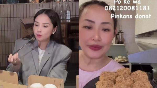 REAKSI NAGITA - Kolase Nagita Slavina dan Pinkan Mambo dicapture Senin (21/7/2025).