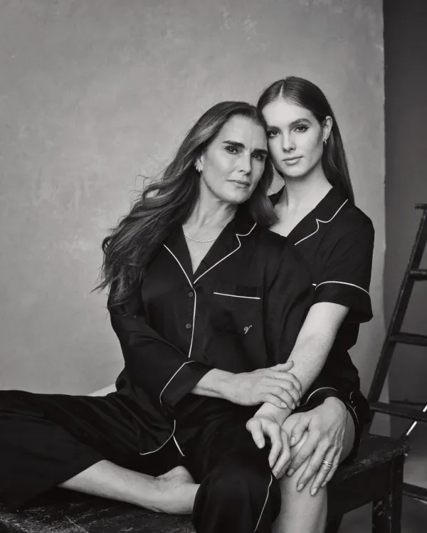 Brooke Shields and Grier Henchy for Victoria's Secret.