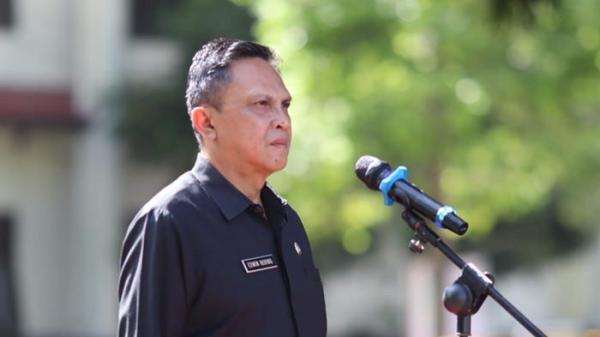 UPACARA - Sekretaris Daerah Kota Tomohon Edwin Roring pimpin Upacara Peringatan Hari Kesaktian Pancasila, Rabu (1/10/2025). Sekda Tomohon menekankan, Pancasila harus terus dihayati, diamalkan, serta dijadikan pegangan hidup bersama.