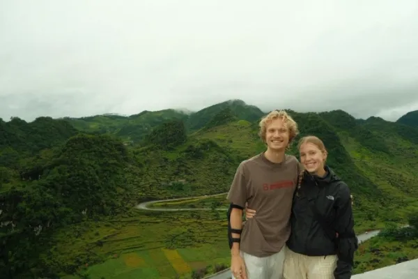 Erin Forbes and boyfriend Martin Prchal. Photo: NVCC
