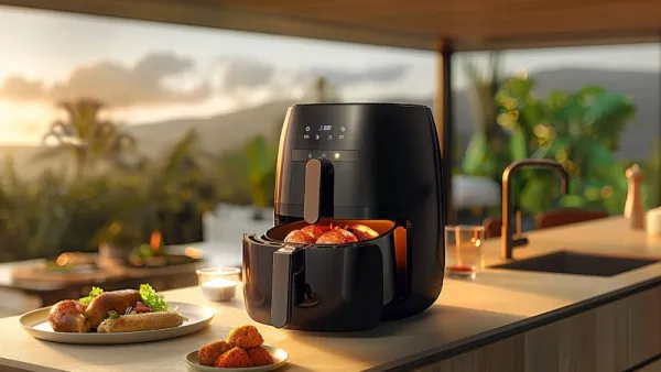 view-modern-air-fryer-with-food