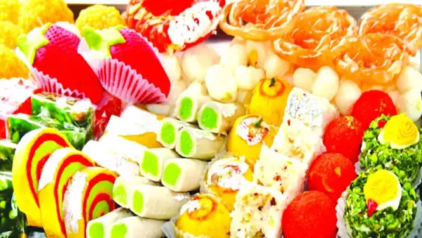 Colored sweets